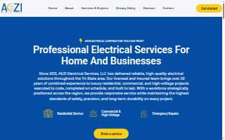 AEZI Electrical Services, LLC website