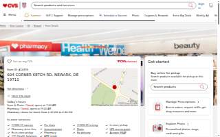 CVS website