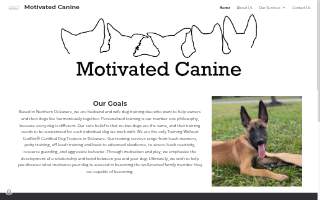 Motivated Canine LLC website