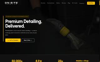 On Site Detailing Inc website