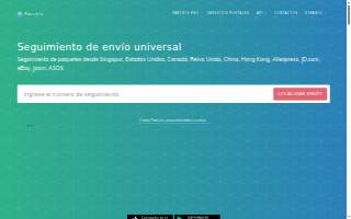Parcels website