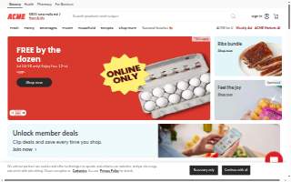 ACME Markets of Voorhees website