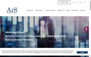 Advertising Is Simple of Pike Creek Valley website