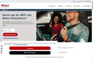 Direct Auto Insurance of Pike Creek Valley website
