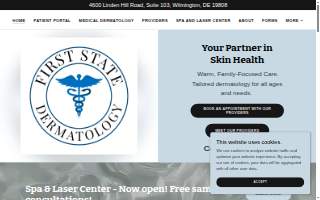 First State Dermatology website