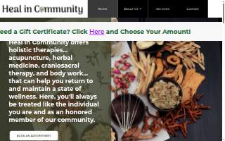Heal in Community website