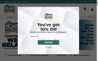Home Mattress Center of Pike Creek Valley website