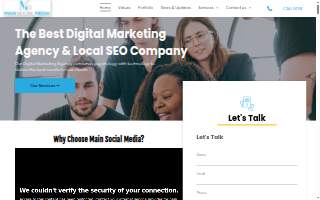 Main Social Media website