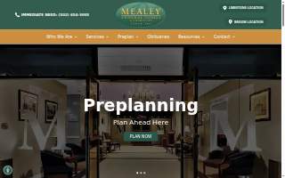 Mealey Funeral Homes & Crematory of Pike Creek Valley website