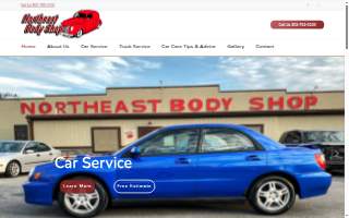 Northeast Body Shop of Pike Creek Valley website