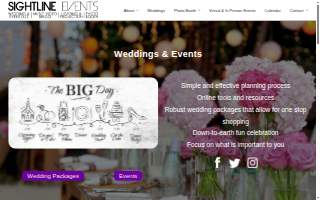 Sightline Events website