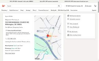 Walgreens Pharmacy website