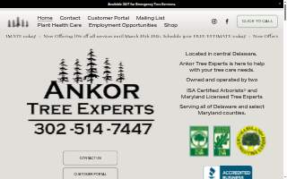 Ankor Tree Experts website