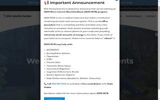 Kirk Family Practice website