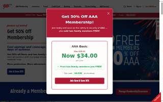 AAA Wilmington website