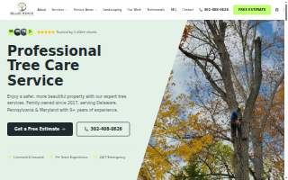 Blue Rock Tree Care website
