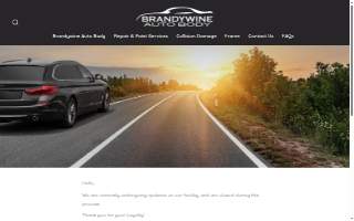 Brandywine Auto Body website