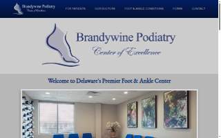 Brandywine Podiatry - Bancroft Medical Center website
