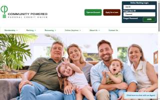 Community Powered Federal Credit Union of Wilmington website