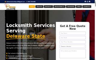 Delaware Locksmith Pro website