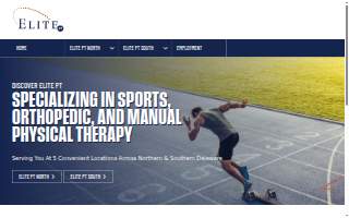 Elite PT - Wilmington website
