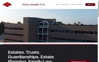 Ferry Joseph, P.A. website