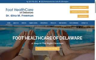 Foot HealthCare of Delaware Gina M Freeman DPM website