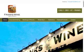 FranksWine website