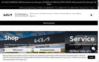 Kia of Wilmington website