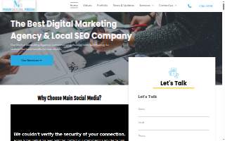 Main Social Media website