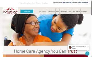 Neighborly Home Care website