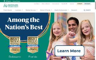Nemours Children's Hospital, Delaware website