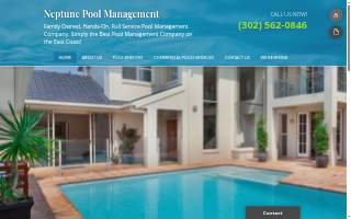 Neptune Pool Management of Pike Creek Valley website