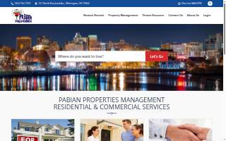 Pabian Properties website
