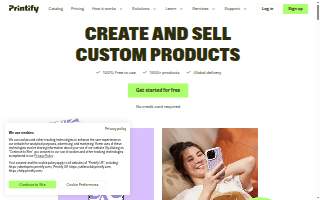 Printify website
