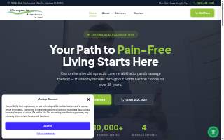 Chiropractic Associates of Alachua website