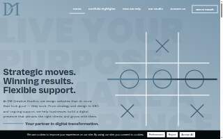 DM Creative Studios website