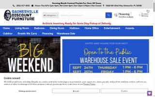 Gainesville Discount Furniture website