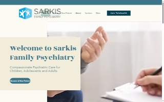 Sarkis Family Psychiatry of Alachua website