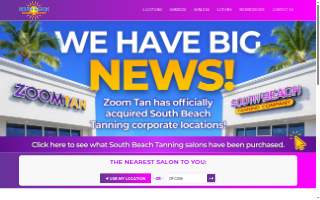 South Beach Tanning Company website
