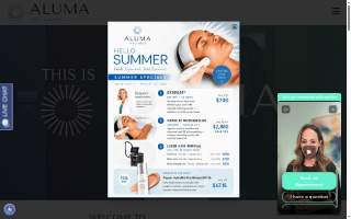 ALUMA Wellness website
