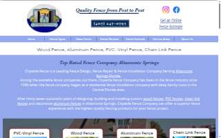 Citywide Fence of Altamonte Springs website