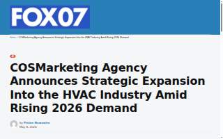 COSMarketing Agency website