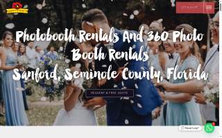 Happy Events 360 Photobooth Rental Sanford website