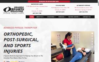 Orlando Sports Medicine - Altamonte Springs website