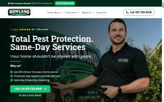 Rowland Pest Management, Inc. website