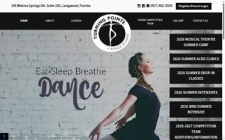 Turning Pointe - A Dance Studio of Altamonte Springs website