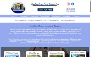 Citywide Fence of Apopka website