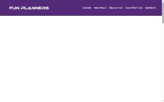 Fun Planners website