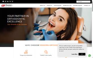 Modern Orthodontics website